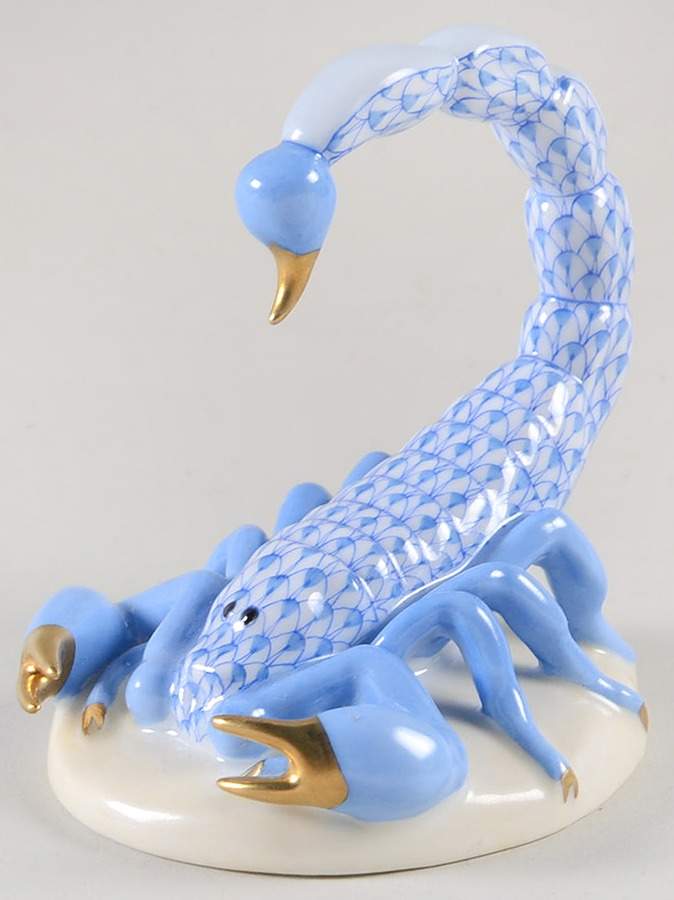 Bugs & Friends Scorpions-Blue - No Box by Herend-1
