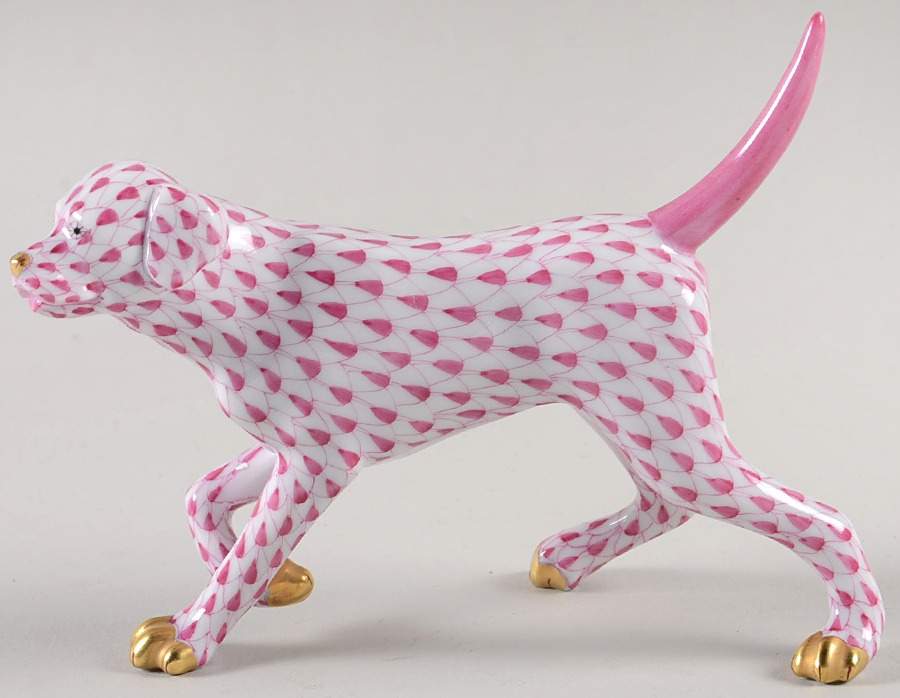 Dogs Labrador Retriever-Raspberry - No Box by Herend-1