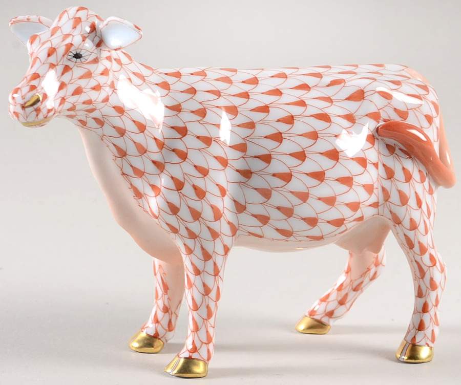 Cattle (Bovine) Cow-Rust - No Box by Herend-1