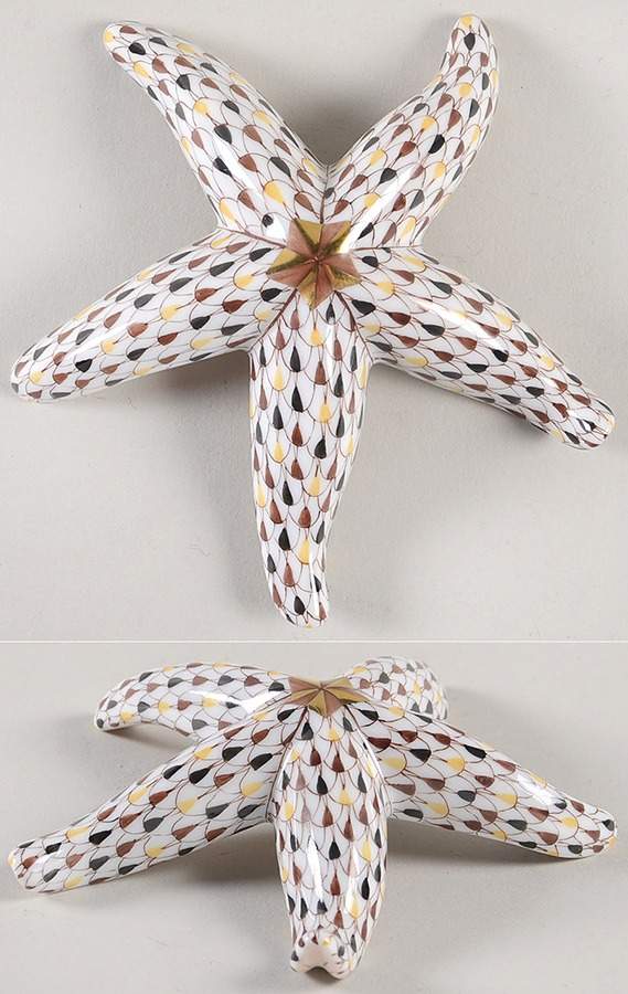 Shells Starfish-Mosaic - No Box by Herend-1