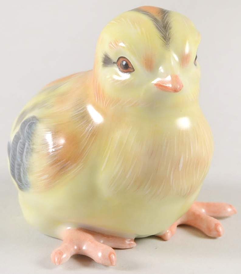Hen & Chicks Baby Chick-Natural - No Box by Herend-1