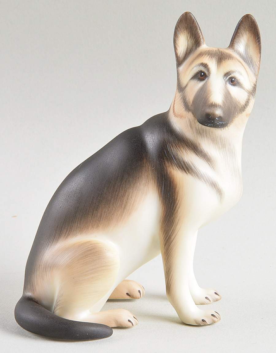 Dogs German Shepherd-Natural - No Box by Herend-1