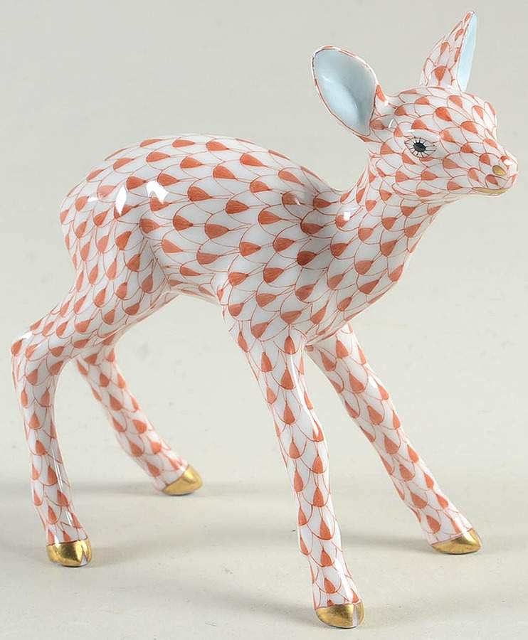 Deer Fawn-Rust - No Box by Herend-1