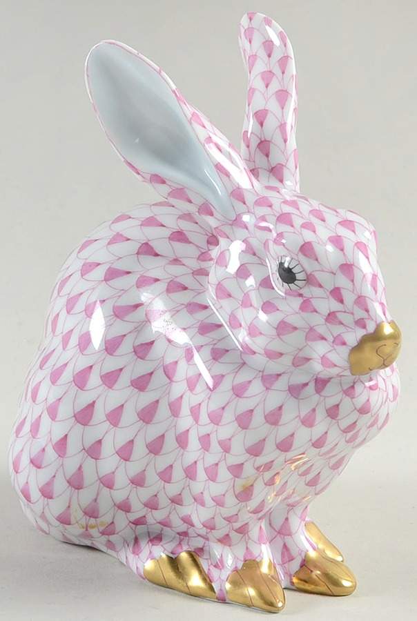 Rabbits & Bunnies (Single) Bunny Sitting-Raspberry - No Box 108 by ...