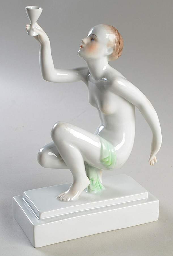 Nudes Nude Woman With Cup - No Box by Herend-1
