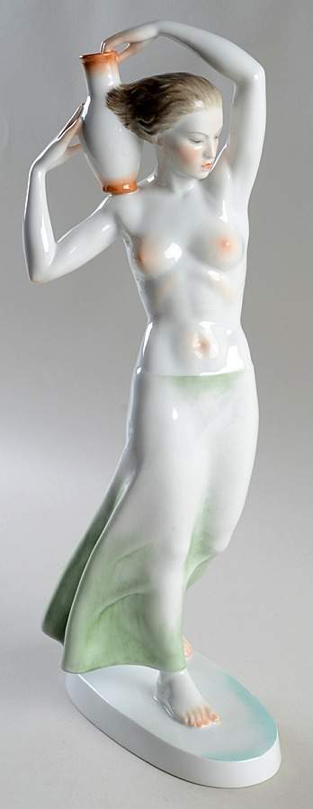 Nudes Nude Carrying Jug - No Box by Herend-1