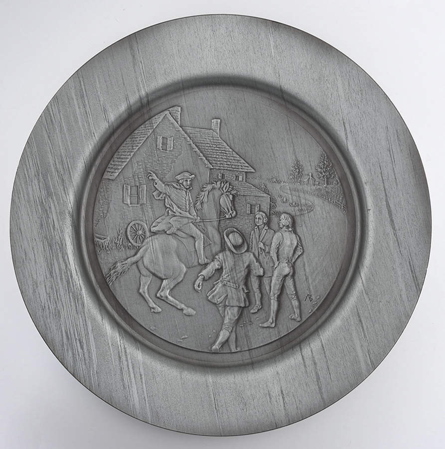 Bicentennial Plate Paul Revere - Boxed by Hamilton Collection-1