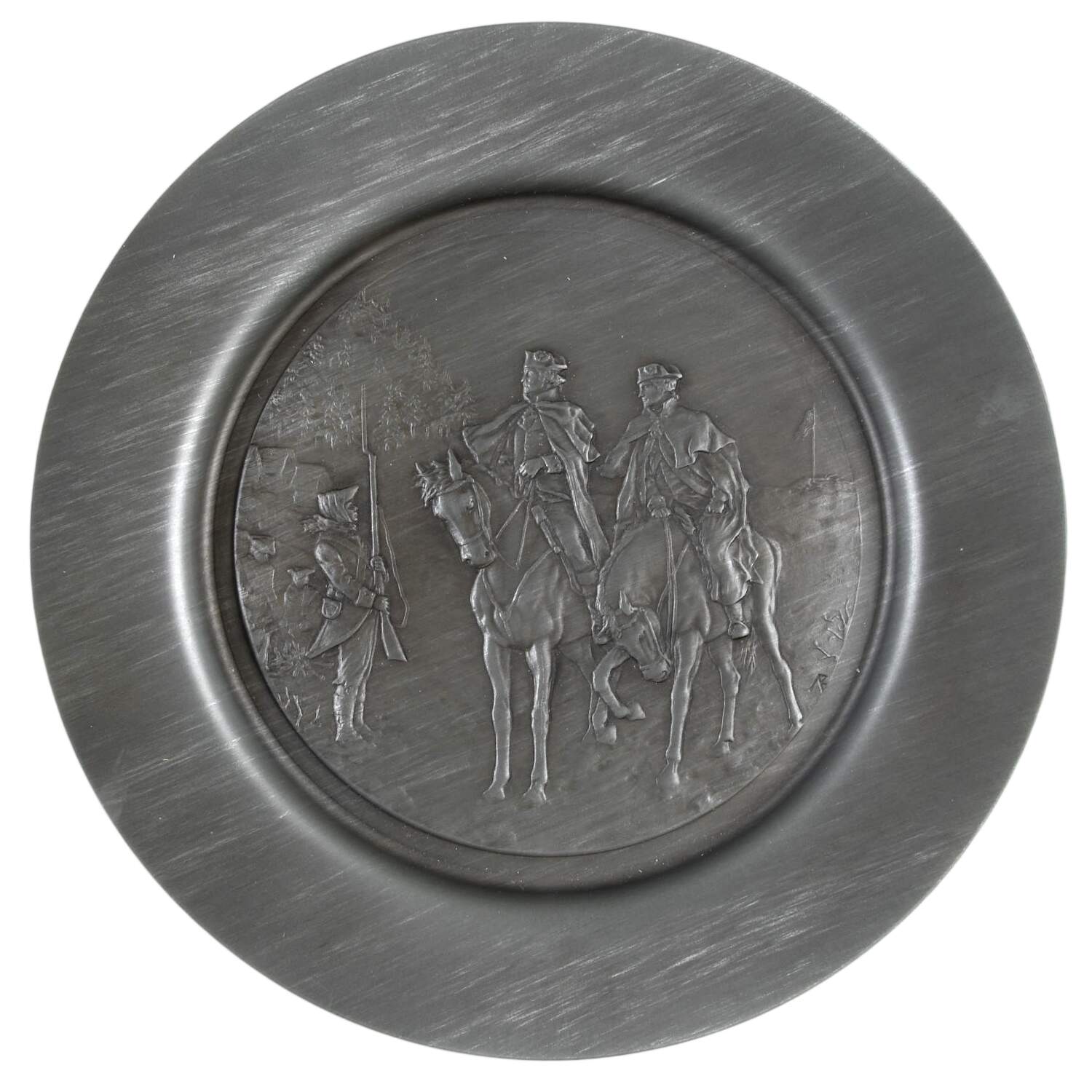 Bicentennial Plate Valley Forge - Boxed by Hamilton Collection-1