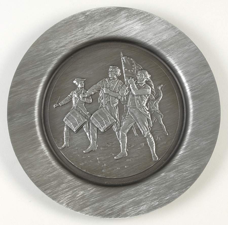 Bicentennial Plate Spirit Of 76 - No Box by Hamilton Collection-1