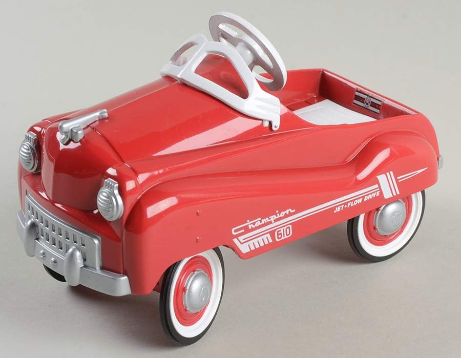 Kiddie Car Classics 1955 Murray Red Champion - W - 6 1/4" - Boxed by Hallmark Gold Crown-1