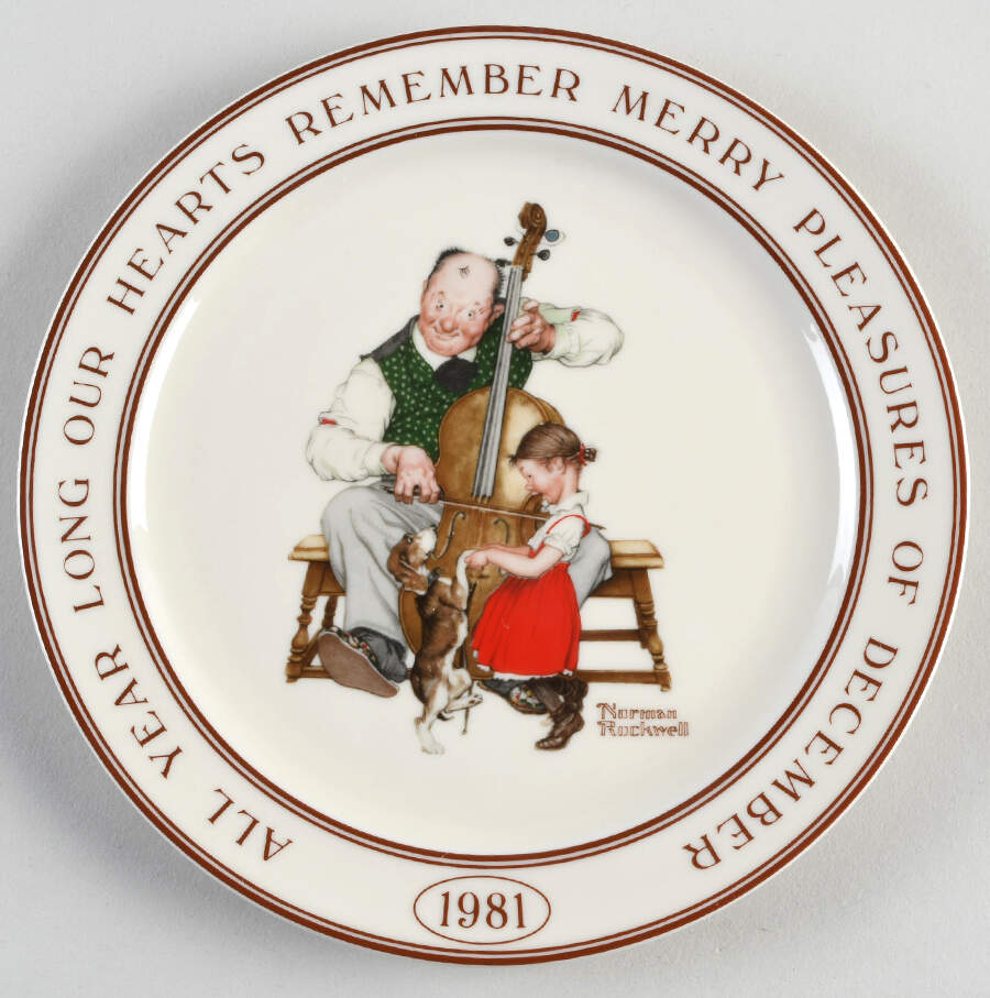Norman Rockwell All Year Long.... - No Box by Hallmark Gold Crown-1