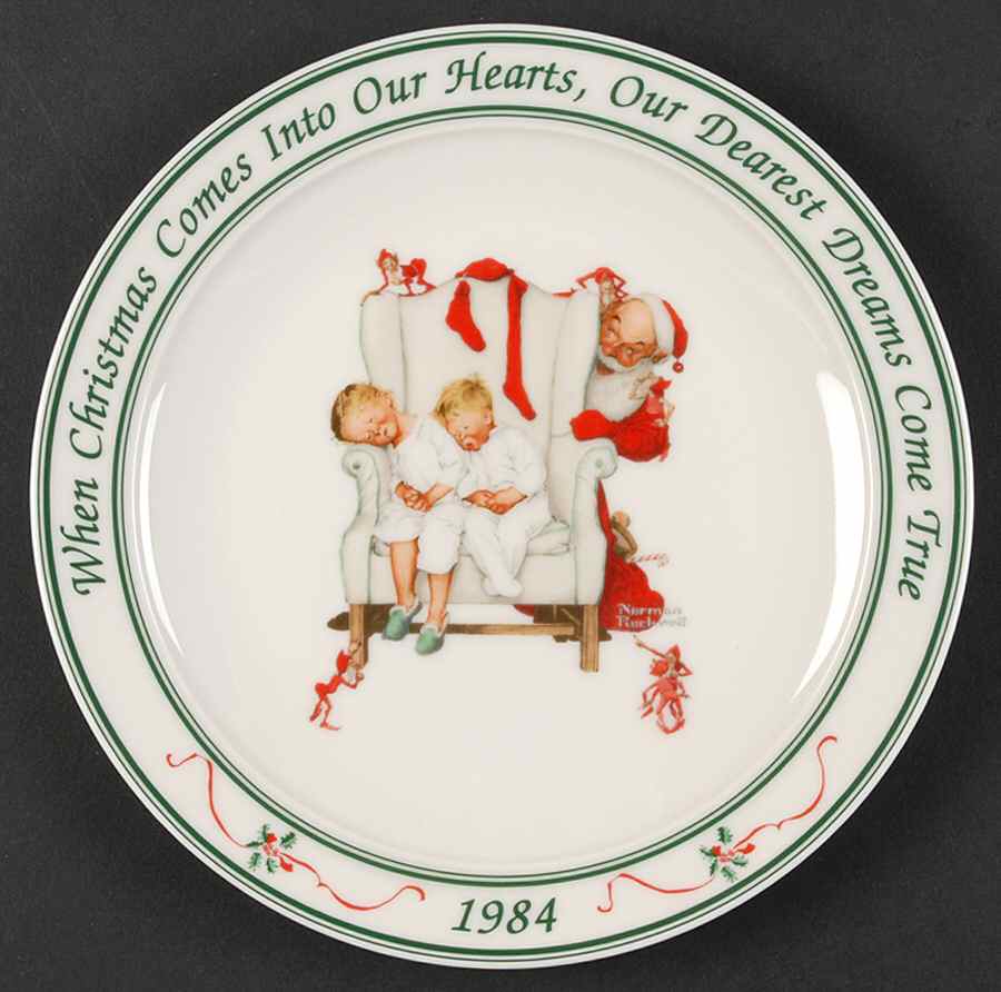 Norman Rockwell When Christmas Comes.... - No Box by Hallmark Gold Crown-1