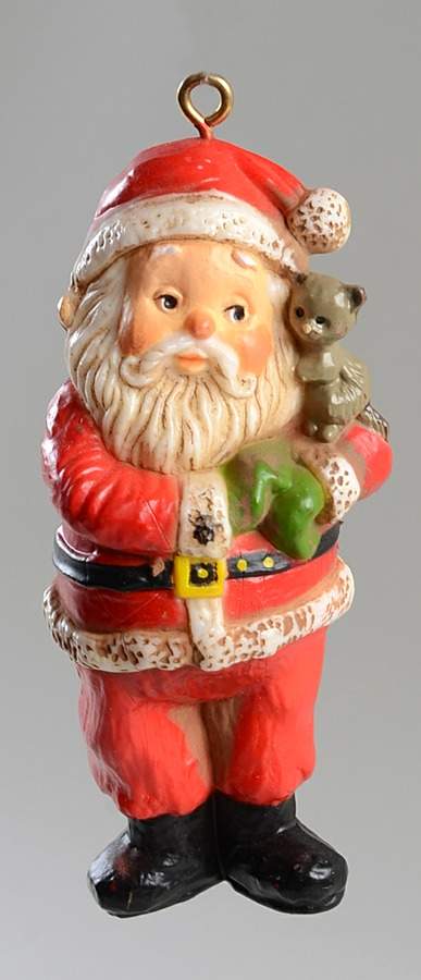 1975 Hallmark Christmas Ornaments Santa - Boxed by Hallmark Gold Crown-1