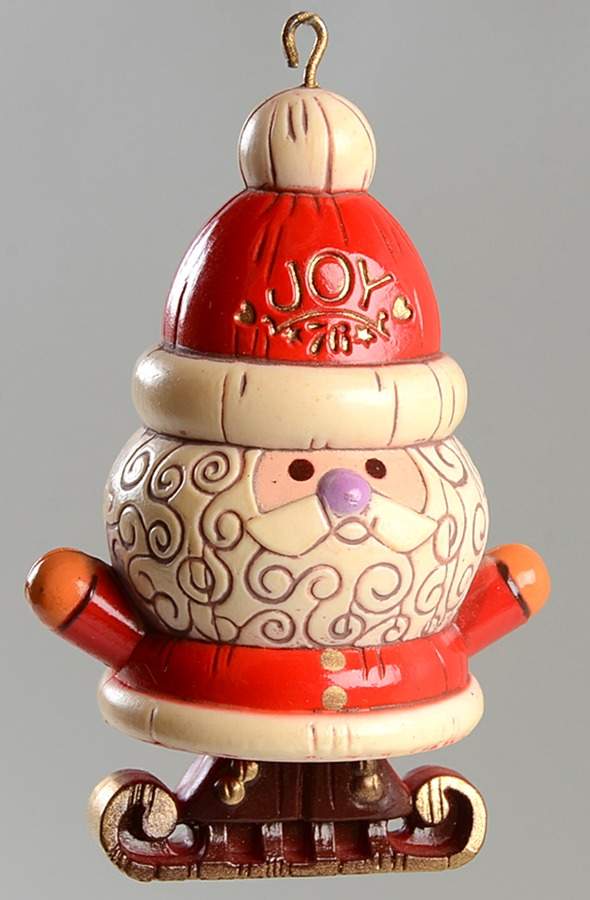 1976 Hallmark Christmas Ornaments Yesteryears: Santa - No Box by Hallmark Gold Crown-1