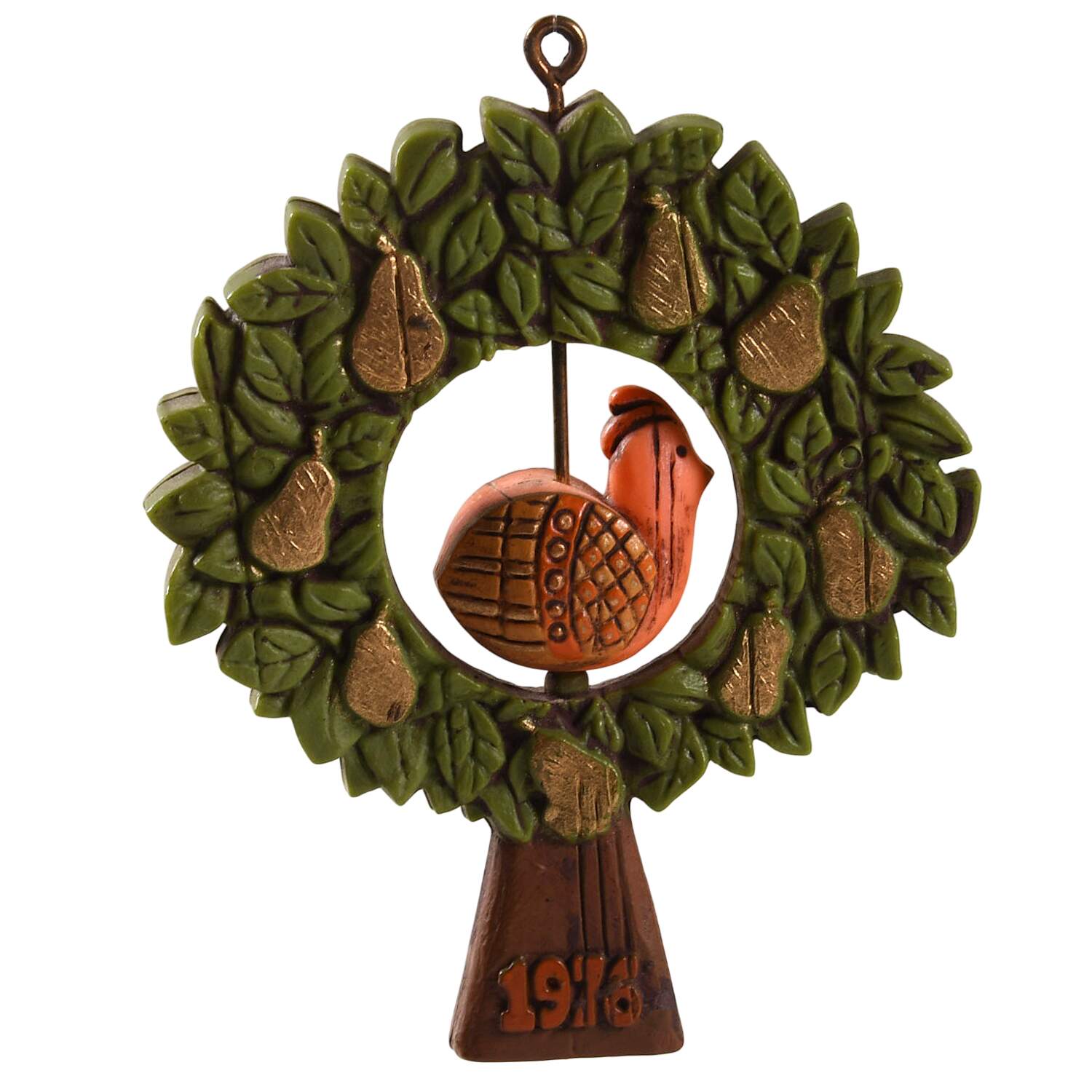 1976 Hallmark Christmas Ornaments Twirl About-Partridge - No Box by Hallmark Gold Crown-1