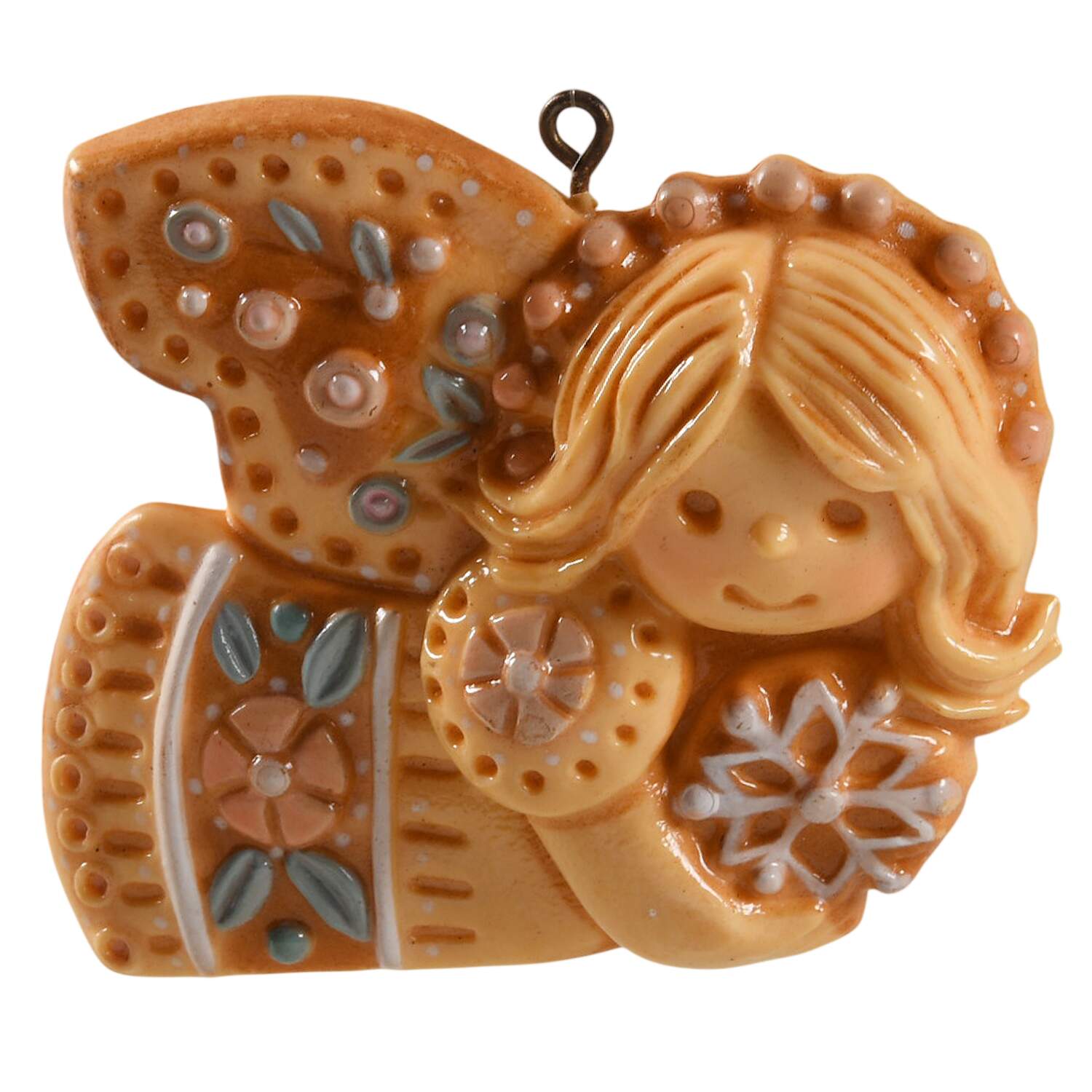 1976 Hallmark Christmas Ornaments Tree Treat: Angel - No Box by Hallmark Gold Crown-1