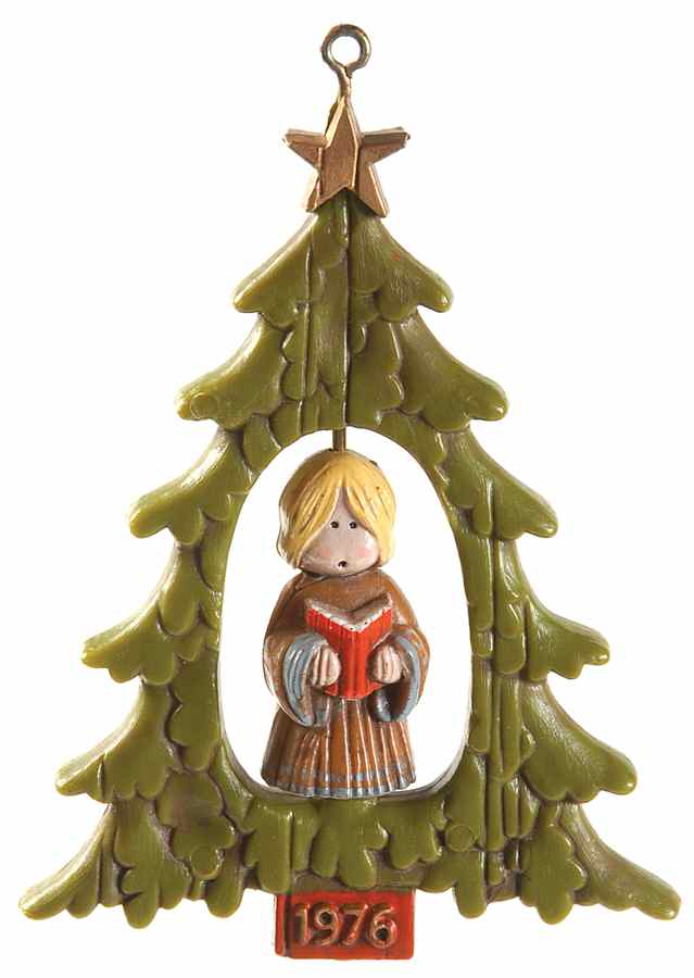 1976 Hallmark Christmas Ornaments Twirl About Angel - No Box by Hallmark Gold Crown-1
