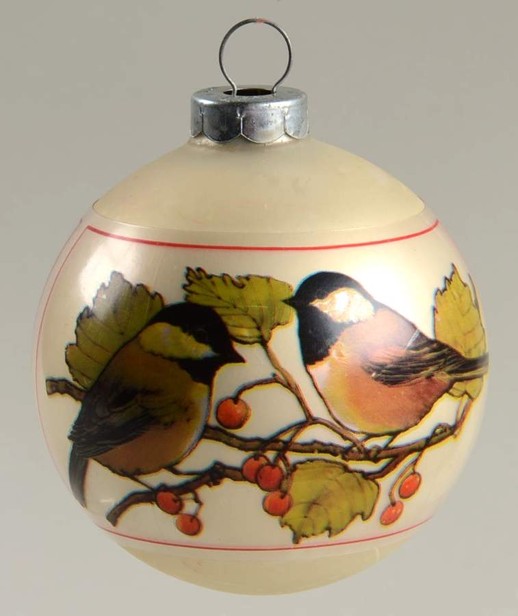 1976 Hallmark Christmas Ornaments Chickadees - No Box by Hallmark Gold Crown-1