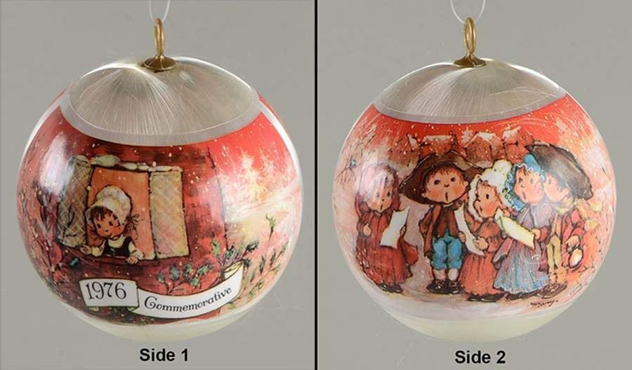 1976 Hallmark Christmas Ornaments Bicentennial Commerative - No Box by Hallmark Gold Crown-1