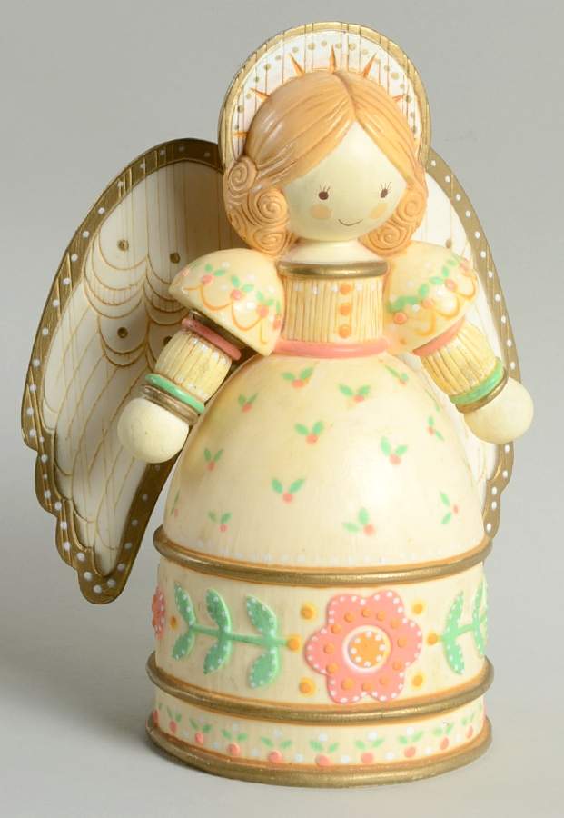 1977 Hallmark Christmas Ornaments Angel Tree Topper - Boxed by Hallmark Gold Crown-1