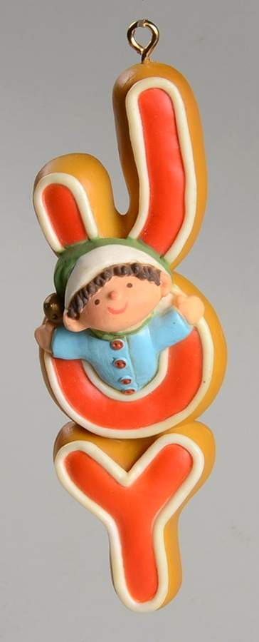 1978 Hallmark Christmas Ornaments Joy - No Box by Hallmark Gold Crown-1