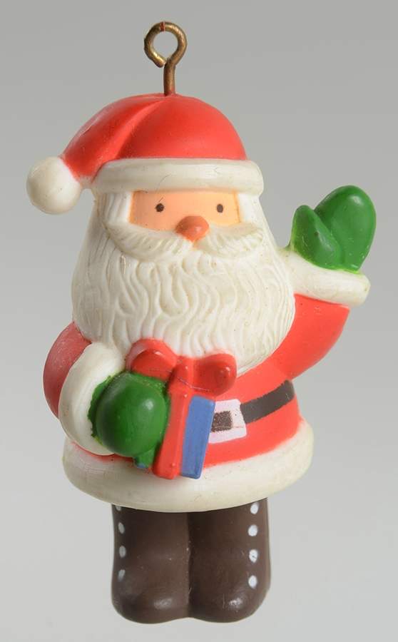 1978 Hallmark Christmas Ornaments Little Trimmers: Santa - Boxed by Hallmark Gold Crown-1