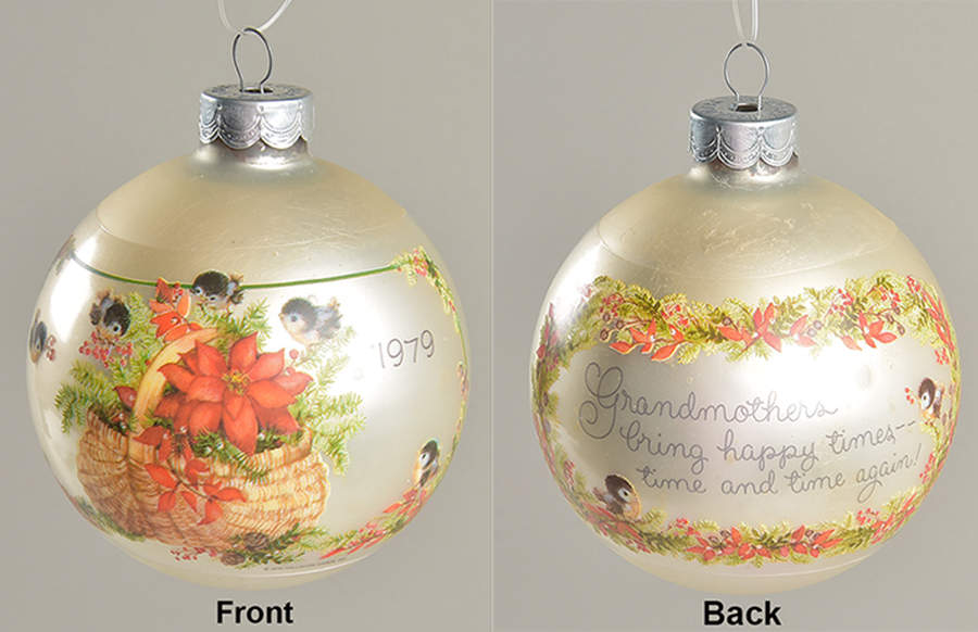 1979 Hallmark Christmas Ornaments Grandmother - No Box by Hallmark Gold Crown-1