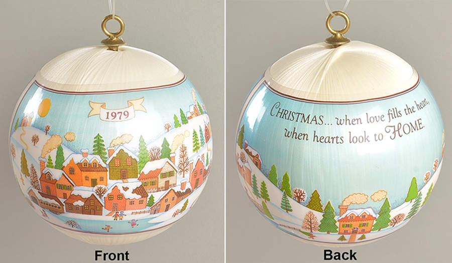 1979 Hallmark Christmas Ornaments The Love-Filled Home - No Box by Hallmark Gold Crown-1