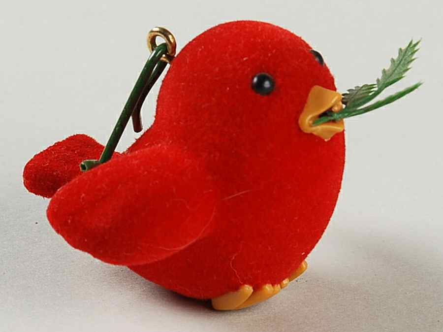 1980 Hallmark Christmas Ornaments Little Trimmer-Merry Redbird - Boxed by Hallmark Gold Crown-1