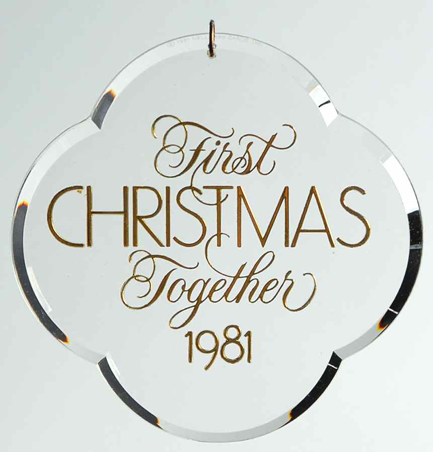Holiday Highlights 1981-First Christmas-Dated - Boxed by Hallmark Gold Crown-1