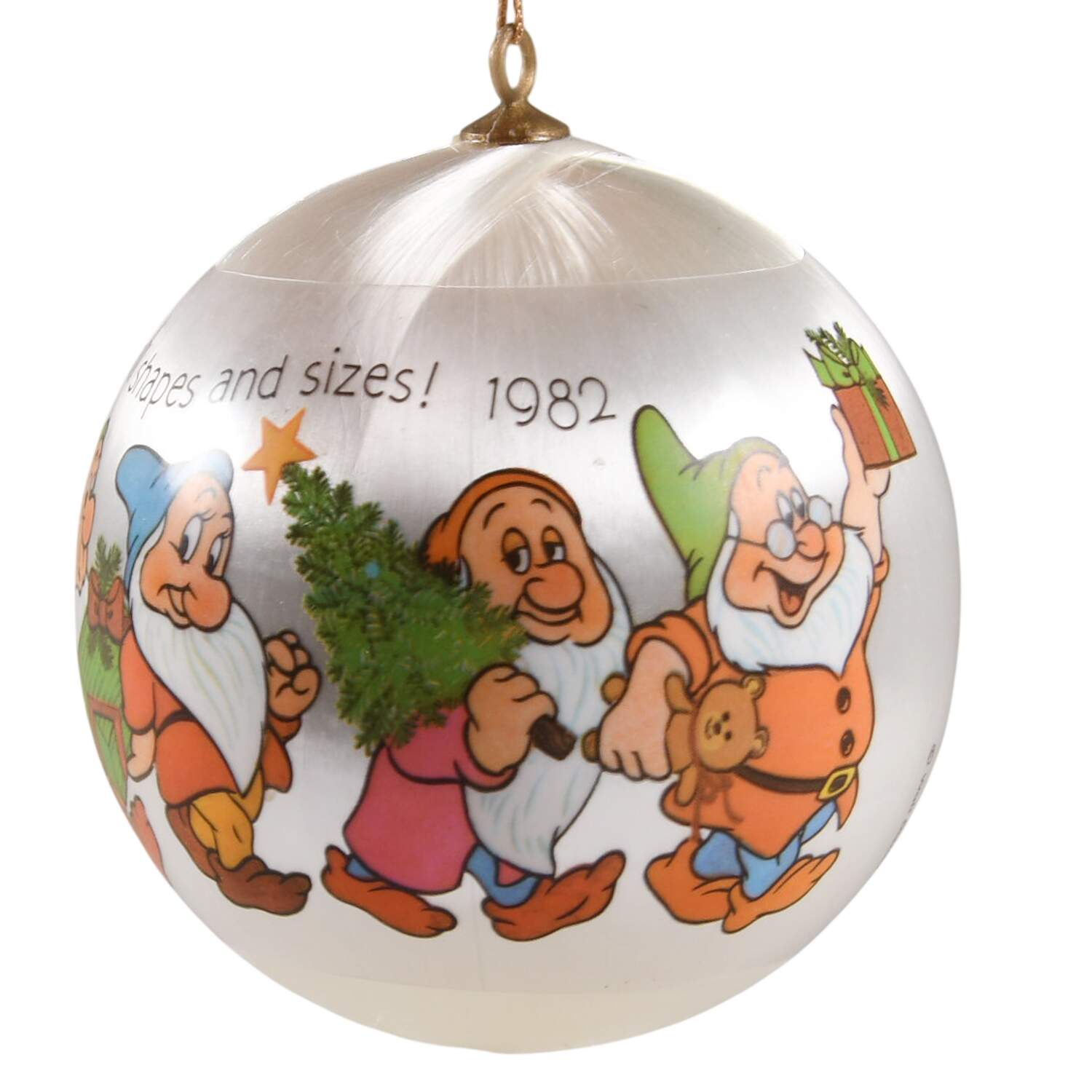 1982 Hallmark Christmas Ornaments Seven Dwarfs - No Box by Hallmark Gold Crown-1