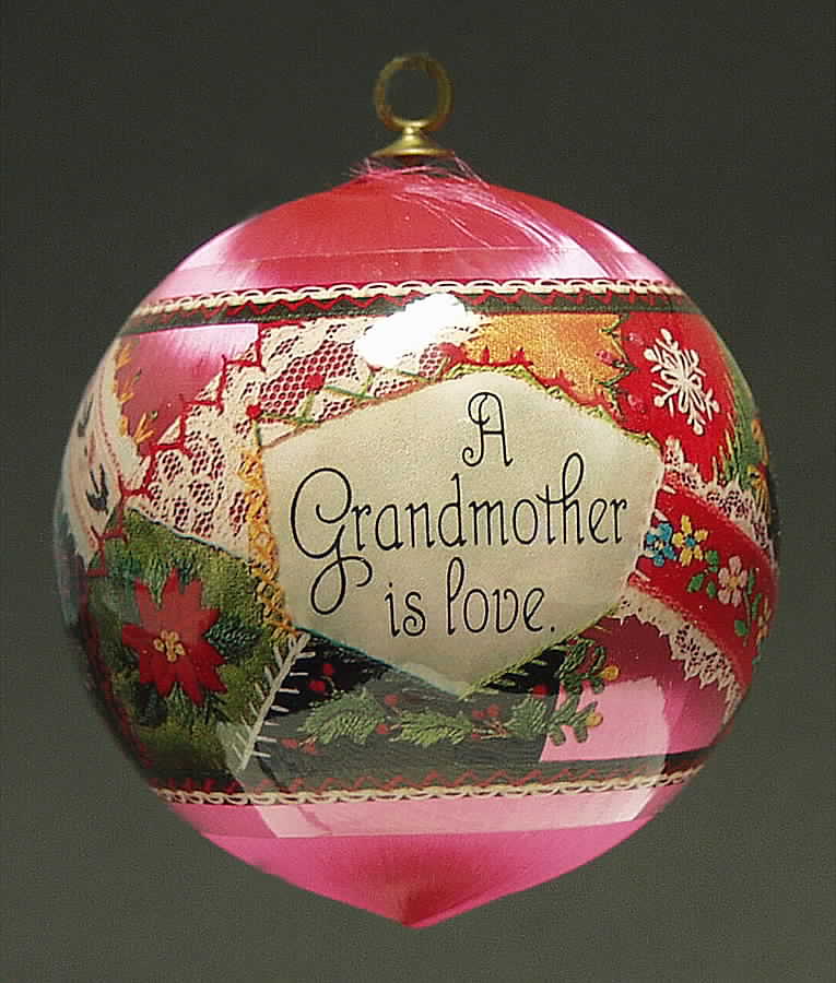 1982 Hallmark Christmas Ornaments Grandmother - Boxed by Hallmark Gold Crown-1