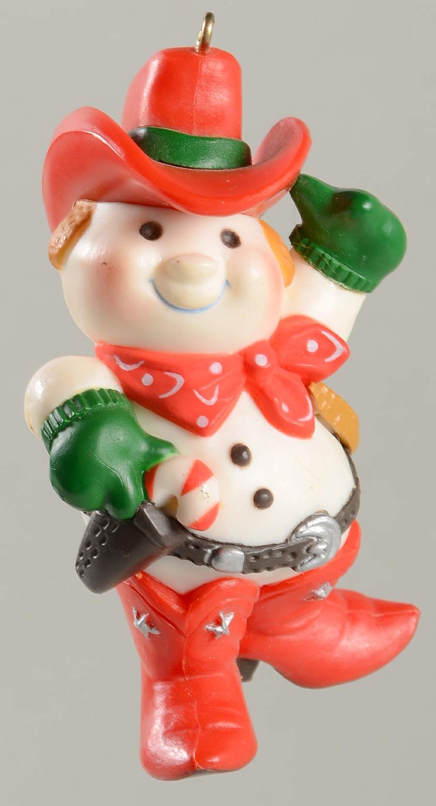 1982 Hallmark Christmas Ornaments Cowboy Snowman - With Box by Hallmark Gold Crown-1