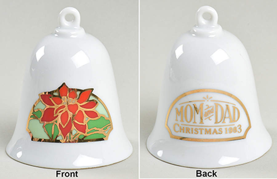 1983 Hallmark Christmas Ornaments Mom And Dad - No Box by Hallmark Gold Crown-1