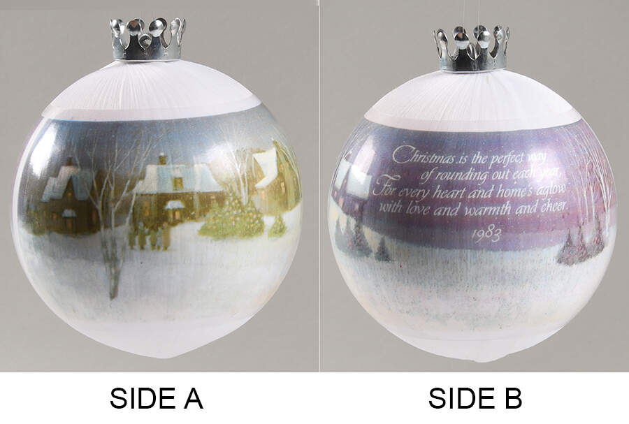 1983 Hallmark Christmas Ornaments New Home - Boxed by Hallmark Gold Crown-1