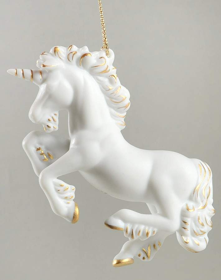 1983 Hallmark Christmas Ornaments Unicorn - Boxed by Hallmark Gold Crown-1