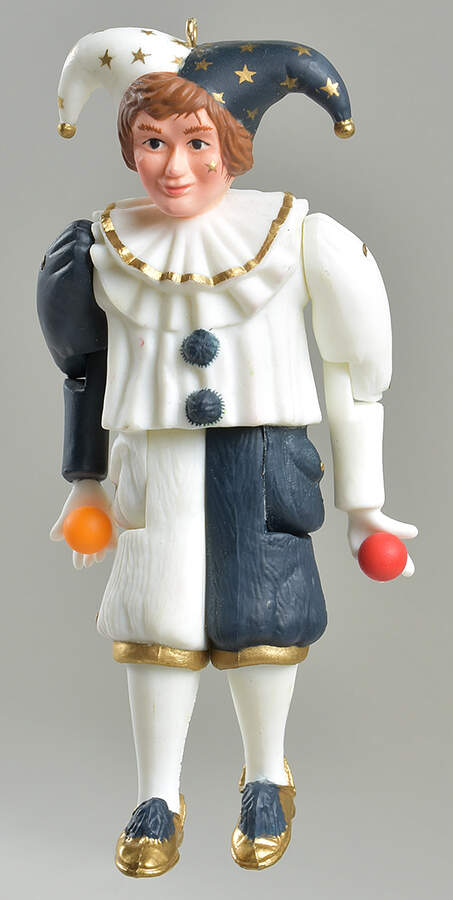 1984 Hallmark Christmas Ornaments Holiday Jester - No Box by Hallmark Gold Crown-1