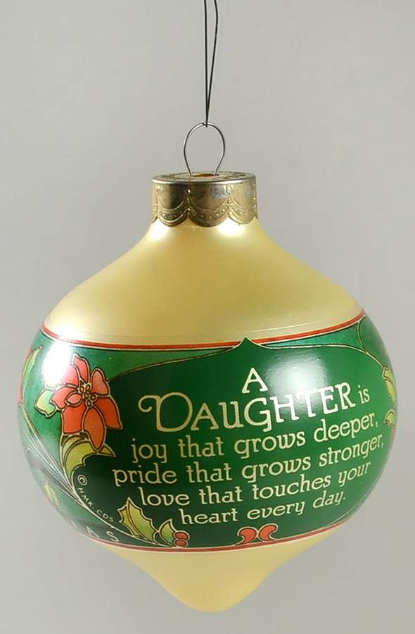 1984 Hallmark Christmas Ornaments Daughter - With Box by Hallmark Gold Crown-1