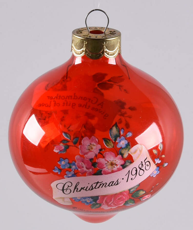 1985 Hallmark Christmas Ornaments Grandmother - No Box by Hallmark Gold Crown-1