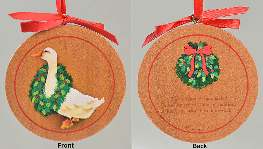 1985 Hallmark Christmas Ornaments Country Goose - Boxed by Hallmark Gold Crown-1