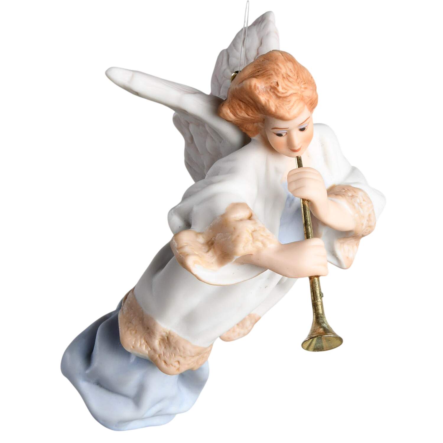 1985 Hallmark Christmas Ornaments Heavenly Trumpeter - Boxed by Hallmark Gold Crown-1