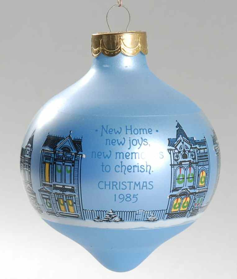 1985 Hallmark Christmas Ornaments New Home - No Box by Hallmark Gold Crown-1