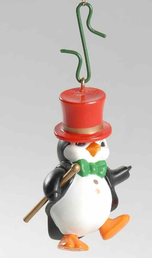 1985 Hallmark Christmas Ornaments Dapper Penguin - No Box by Hallmark Gold Crown-1