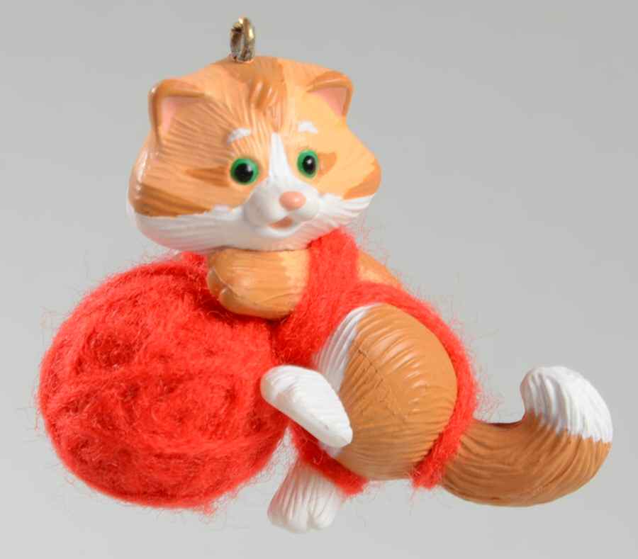 1985 Hallmark Christmas Ornaments Kitty Mischief - No Box by Hallmark Gold Crown-1