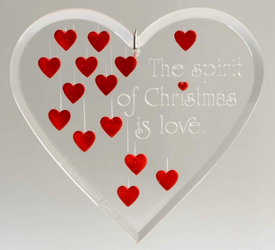 1985 Hallmark Christmas Ornaments Love At Christmas - Boxed by Hallmark Gold Crown-1