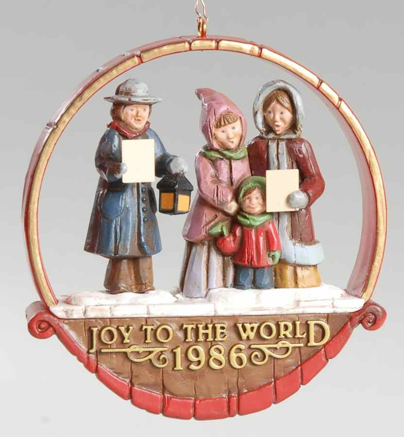 1986 Hallmark Christmas Ornaments Joyful Carolers - Boxed by Hallmark Gold Crown-1