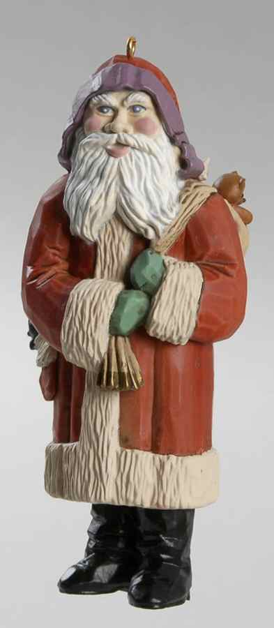 1986 Hallmark Christmas Ornaments Old Fashioned Santa - No Box by Hallmark Gold Crown-1