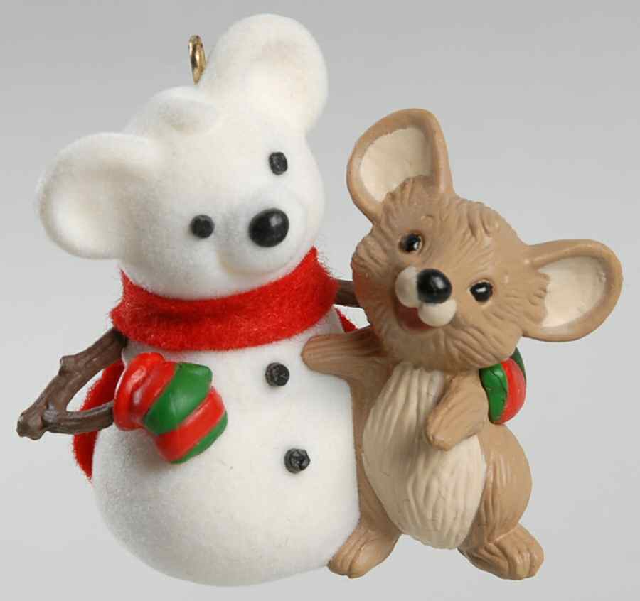 1986 Hallmark Christmas Ornaments Snow Buddies - No Box by Hallmark Gold Crown-1