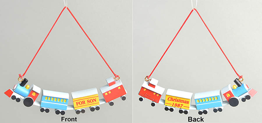 1987 Hallmark Christmas Ornaments Son-Toy Train - Boxed by Hallmark Gold Crown-1