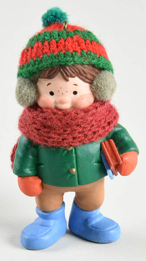 1987 Hallmark Christmas Ornaments Let It Snow - No Box by Hallmark Gold Crown-1
